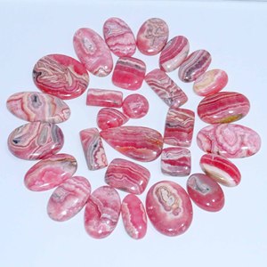 Belle Rhodochrosite Naturelle Pierres Précieuses En Vrac En Gros Forme Mixte Tailles Cabochon pour La Fabrication De Bijoux En Quartz - Product Image 1
