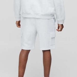 Custom Made Fleece Shorts Heavy Gsm Breathable Quick Dry Acid Washed Shorts With Side Pocket Style Jogger Shorts For Men - Product Image 5