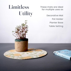 Set de table en coton de qualité supérieure, fait main, pour la cuisine et la décoration de la maison, disponible à la vente - Product Image 4