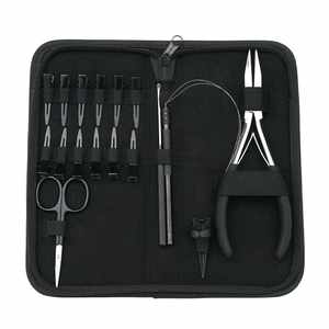 Kit d'outils pour extensions de cheveux en acier inoxydable et plastique de haute qualité et durables, avec pinces et boucles pour usage domestique - Product Image 6