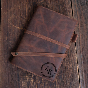 Diario de Cuero Personalizado A5, Cuaderno con Costuras Reforzadas, Tapa Blanda, Diario de Oración y Viajes, Regalo de Navidad o Graduación, con Correa y Cierre - Product Image 4