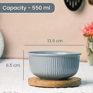 Bol en céramique de haute qualité, bol de service décoratif à bas prix pour la soupe, la salade, le riz, les pâtes et la table à manger - Product Image 2