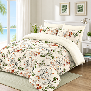 Candice Sage Comforter Set Printed 100% Cotton T-150 All-Season Breathable Home Use - Product Image 2