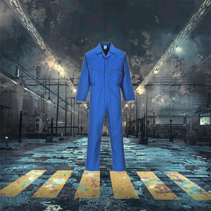 Men's <b>Waterproof</b> <b>Work</b> Coverall Boilersuit Royal Blue Zip Front Multi-Pocket Industrial Workwear Uniform Wholesale OEM - Product Image 6