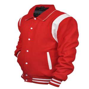 Chaqueta Varsity de Béisbol Personalizada para Hombre, Tallas Grandes, de Alta Calidad, Transpirable, para Invierno, con Letras, Exclusiva para Hombres, Superventas - Product Image 1