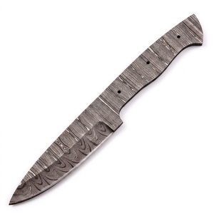 Cuchillo de Cocina de Acero de Damasco Hecho a Mano, Hoja en Bruto para Fabricación DIY, Componente para Fabricantes, Proveedor Mayorista - Product Image 1