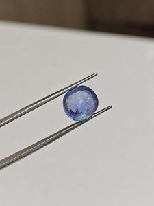 Saphir bleu naturel 8,35 ct, pierre précieuse ronde pour bagues de fiançailles et bijoux fins au meilleur prix - Product Image 6