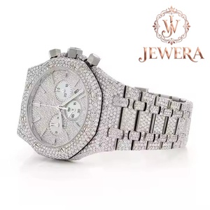 Reloj Mossinate Elegante de Acero Inoxidable con Diamantes para Hombre y Mujer, Regalo de Lujo para Cumpleaños, Aniversarios o Recompensas Corporativas - Product Image 3