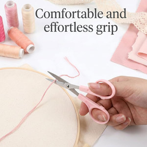 2 ciseaux à broder courbés professionnels en acier inoxydable, coupe-fils de précision pour travaux d'aiguille, quilting et artisanat DIY - Product Image 5