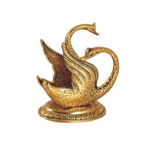 Support de serviette vintage en forme de cygne, décoration de table en métal - Product Image 2