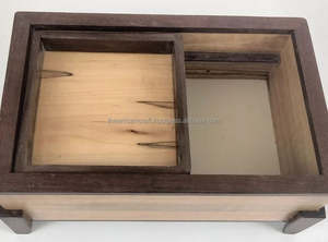 Boîte à bijoux en bois de luxe pour femmes organisateur de bijoux sculptures à la main articles cadeaux boîte à bijoux - Product Image 6