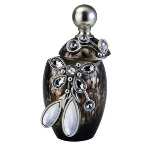 Scatola Portagioie Decorativa in Poliresina Alta 28,5 cm - Balleria con Accenti in Cristallo e Vetro - Product Image 1