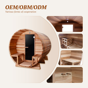 Sete Colinas Garden Spa: Sauna de Cedro Rojo Sólido de una Sola Pieza para Terrazas de Lujo en Lisboa |   CE ETL |   WiFi Inteligente - Product Image 5