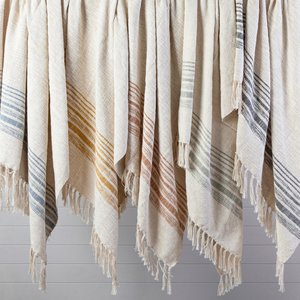 Mantas y Cobijas de Algodón 100% con Rayas Tejidas, Ecológicas, para Todas las Estaciones, Decorativas para Sofá y Cama, para Decoración del Hogar - Product Image 1
