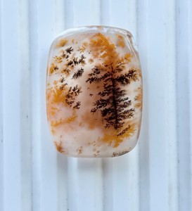 Cabocho de Ágata Dendrítica Natural de Alta Calidad AAA, Gema Ovalada de Cristal Fino, Piedra Suelta para Joyería, Piedra Curativa, Formas y Tamaños Variados - Product Image 3