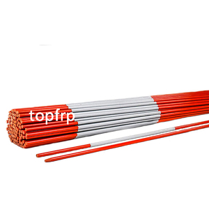 Postes de Fibra de Vidrio Naranja de Alta Calidad de 5 pies, Estacas Flexibles de FRP para Nieve, para Estacionamientos y Caminos - Product Image 1
