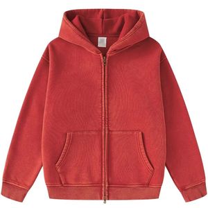 Sudaderas con capucha para hombre, con cremallera, 100% algodón, de alta calidad, con estampado personalizado, estilo urbano, con logotipo personalizado. - Product Image 4