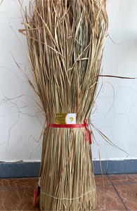 Artisan Handmade Palm Leaf Thatch Roofing Umbrella 2.2m Customizable Eco-resort Glamping Tiki-Style Event - Product Image 5