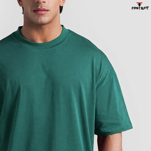 Vêtements de sport pour la salle de sport, à séchage rapide, pour l'été, surdimensionnés, prix bas, dernier design, t-shirts d'entraînement pour hommes - Product Image 6