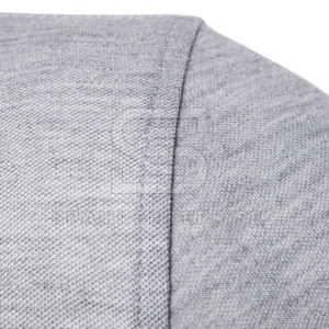 Chemises polo en tissu de coton de haute qualité avec design respirant, parfaites pour les tenues décontractées, le style bureau et un usage quotidien confortable. - Product Image 4