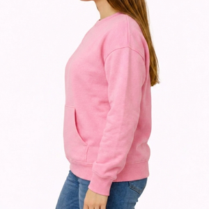 Sweat-shirt pour femme de qualité supérieure, élégant, décontracté, streetwear, à épaules tombantes, respirant, écologique, fabricant de sweats à capuche - Product Image 3