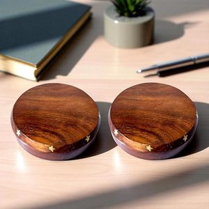Prensapapeles de Madera de Lujo con Grabado Personalizado, Decoración de Escritorio de Oficina, Regalo Promocional - Product Image 5