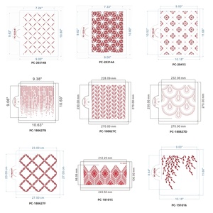Stencil in Plastica AK per Decorazione Torte, Modello per Zucchero e <span class=keywords><strong>Biscotti</strong></span>, Stencil Artistico Fai-da-Te per Decorazioni Dolciarie - Product Image 6