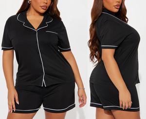 Conjunto de Pijama de Verano 2026 al por Mayor, Camiseta de Manga Corta y Pantalones Cortos con Estampado de Cactus, Ropa de Dormir Suave para Mujer - Product Image 4