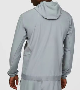 Conjunto Deportivo Personalizado de Chaqueta Cortavientos y Pantalones de Nylon y Poliéster para Hombre, Ropa Deportiva Impermeable, Talla Grande, Alta Calidad - Product Image 3