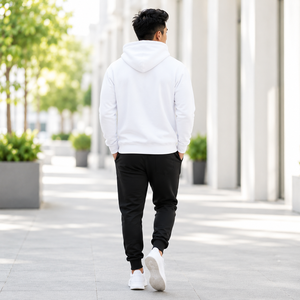 Sudadera con Capucha de Algodón y Poliéster, Sudadera Gruesa de Felpa de Algodón, Sudadera con Capucha Personalizada con Estampado, Sudadera Gruesa de Color Sólido para Hombre - Product Image 6