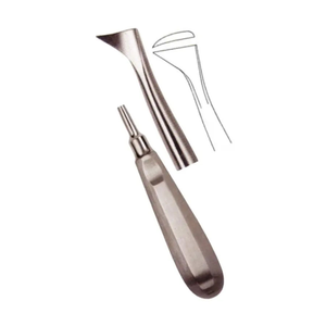 Élévateur dentaire en acier inoxydable de qualité professionnelle, outil de luxation gauche, réutilisable, à action manuelle, Dogmatic International - Product Image 1