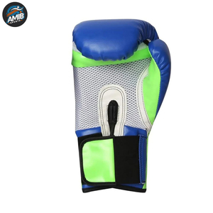 Guantes de Boxeo de Diseño Personalizado, de Cuero Genuino, para Entrenamiento Profesional, con Cierre de Gancho y Bucle, que Absorbe la Humedad - Product Image 2