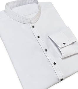 Ensemble Kurta Shalwar en coton blanc pour homme, coupe régulière, longueur cheville, tenue décontractée traditionnelle pour l'Inde et le Pakistan - Product Image 4
