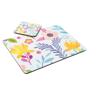 Premium Luxury MDF Coasters Set Stylish Heat Resistant Drink Mats Durable Tea <b>Coffee</b> Cup Coasters for Dining <b>Table</b> Home Decor - Product Image 4