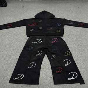 ชุดวอร์มผู้ชายคุณภาพสูง ปักโลโก้ได้ตามต้องการ แบบ 2 in 1 ผ้าฝ้าย ระบายอากาศ กันลม แห้งเร็ว เหมาะสำหรับฤดูหนาว - Product Image 2