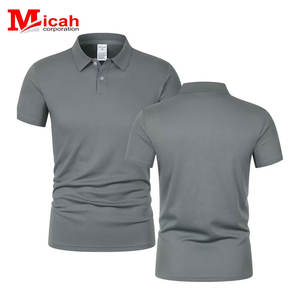Polo de color sólido ultraligero para hombre, de secado rápido y transpirable, adecuado para fitness, gimnasio y correr. - Product Image 4