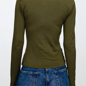 Camiseta Casual de Verano con Cuello Redondo para Mujer, 100% Algodón Orgánico, Logotipo Transpirable, Ecológica - Product Image 6