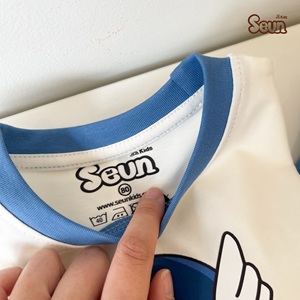T-shirt et débardeur d'été pour enfants SeunKids, 100% coton, imprimé super-héros, fabriqué au Vietnam - Product Image 2
