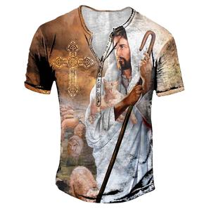 T-shirt pour homme, style streetwear, 100% coton jersey, manches courtes, coupe classique, respirant, séchage rapide, anti-boulochage, écologique, uni - Product Image 1