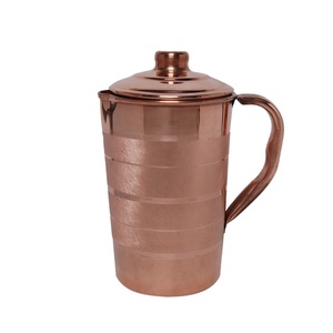Pure <b>Copper</b> Jug <b>Copper</b> Drinking Item Dining <b>Copper</b> Jug Home Tableware Item Hot Selling Water Jug - Product Image 1