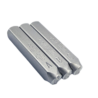 Set di punzoni per incisione lettere in acciaio da 8 mm Economico A-Z e 27 pezzi Cr-V 6150 HRC 58-62 per marcatura, ordine all'ingrosso OEM/ODM Taiwan