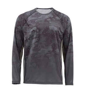 Chemise de pêche pour homme à manches longues camouflage, UPF 50, séchage rapide, haut de gamme pour l'extérieur - Product Image 1