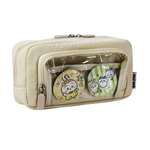 Estuche para Lápices con Diseño de Animales Adorables, Personalizado, con Ventana Transparente y Cierre de Cremallera, para Almacenamiento de Artículos de Papelería - Product Image 1