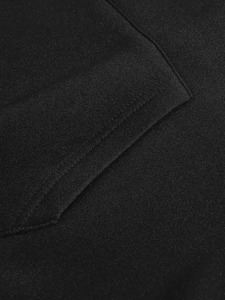 Sudadera con capucha extragrande con cremallera y estampado de mariposa con pedrería negra, de algodón grueso y forro polar, para hombre y mujer, estilo urbano. - Product Image 5
