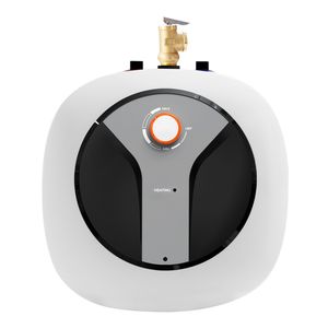Scaldabagno Elettrico Mini da 1440W, Boiler per Acqua Calda da 4 Galloni con Valvola di Sicurezza Temperatura e Pressione, Facile Installazione, Spina EU - Product Image 3