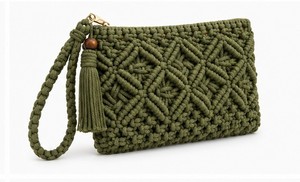 Bolso Tote de Mujer de Macramé de Algodón Hecho a Mano de la Mejor Calidad, Estilo Bohemio, Bolso de Hombro para la Playa, Viajes y Regalos, en Venta - Product Image 4