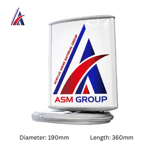 Soporte de sobremesa A4 Windy de gran calidad, 190 mm x 360 mm, expositor de sobremesa para mini banners, expositor para supermercados y exposiciones - Product Image 2