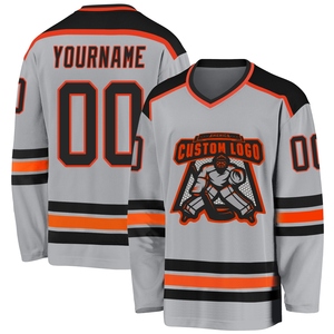 Maillot de hockey personnalisé OMMIZ INDUSTRY blanc, bordeaux et or, le plus vendu en gros - Product Image 4