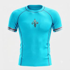 Nueva Camiseta Deportiva RIVIAN ATLANTIC de Manga Corta con Estampado por Sublimación, Cuello Redondo, Secado Rápido, Transpirable, Material de Spandex/Poliéster - Product Image 2