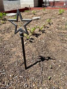Star Garden Stake Outdoor Decoration Simple Style Plant Marker for Yard and Patio - Product Image 1